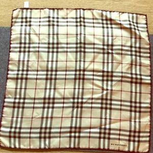 Burberry square silk scarf